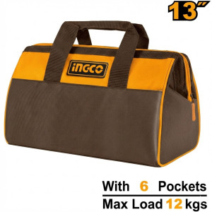Sac à outils 13″12Kg - Ingco - HTBG281328,Outillage et Mesure