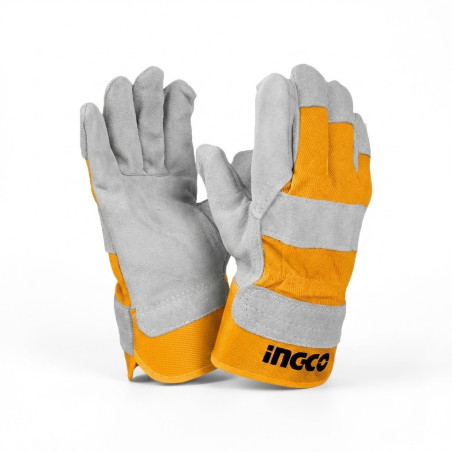 Gants en cuir - Ingco - HGVC01,Protection de la Personne