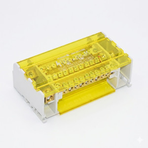 Bloc répartiteur Série KBR tétrapolaire. 500 V, 100 A KBR-415/100B - Temper - 0767720,Accessoires