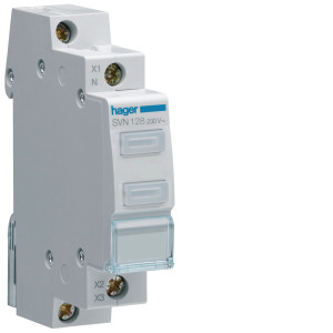 Voyant double LED transparent 230VAC - Hager - SVN128,Automatisation et contrôle industriels Hager
