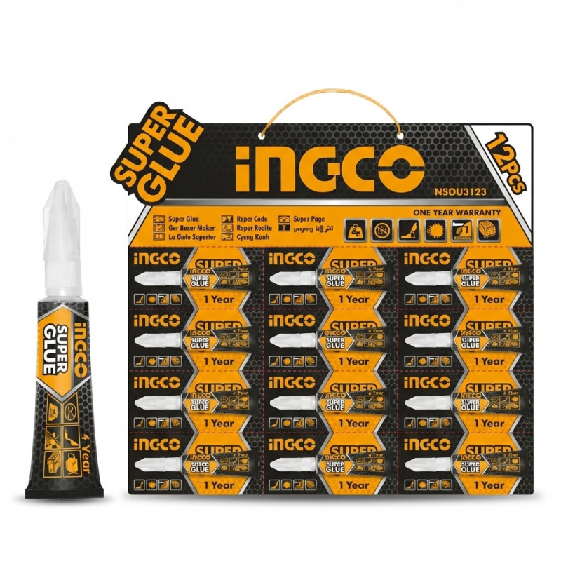 Colle forte 12PCS - Ingco - HSGU3122,Outillage et Mesure