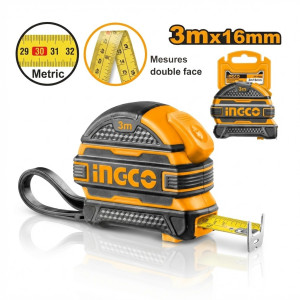 Mètre ruban 3mx16mm - Ingco - HSMT083161,Outillage et Mesure