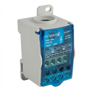 Bloc répartiteur Série KBR unipolaire 1 000 V, 160 A KBR-160A - Temper - 0767702,Accessoires Prise