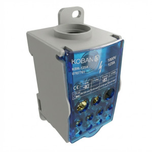 Bloc répartiteur Série KBR unipolaire 1 000 V, 125 A KBR-125A - Temper - 0767701,Accessoires Prise