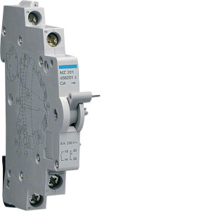Contact auxiliaire 10+1F 6A 240V AC - Hager - MZ201