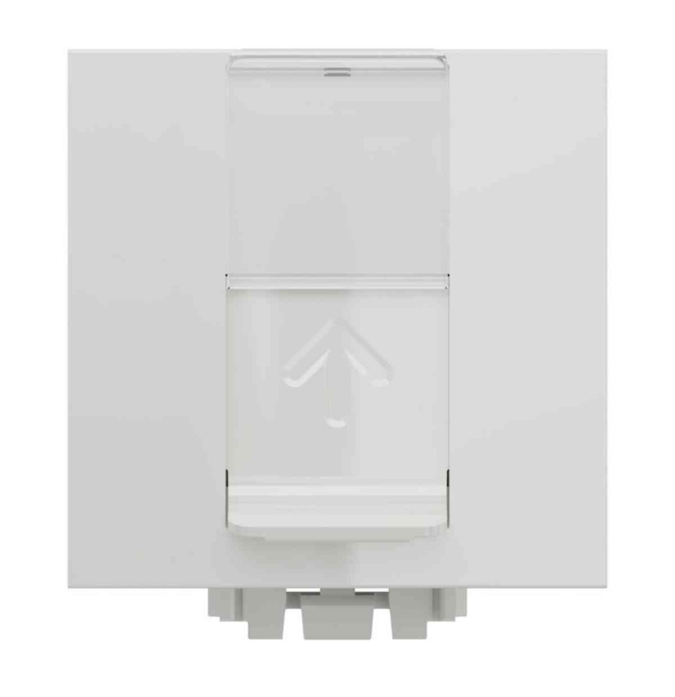 Prise RJ45 simple - cat 6A blindé STP FTP - 2 mod - Blanc - Prise RJ45 simple - cat 6A blindé STP FTP - 2 mod - Blanc -