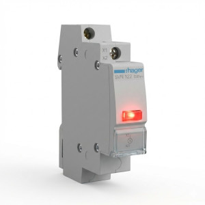 Voyant LED rouge 230VAC - Hager - SVN122,Automatisation et contrôle industriels Hager