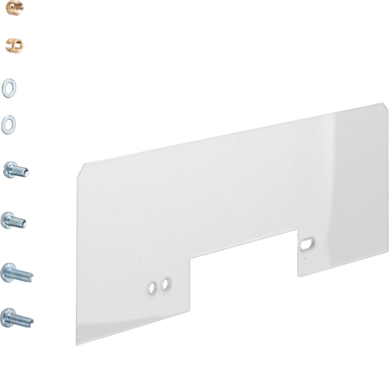 Ecran de protection des plages amont et aval HA454-HA457 4P - Hager - HZ044,Prise & Coffret