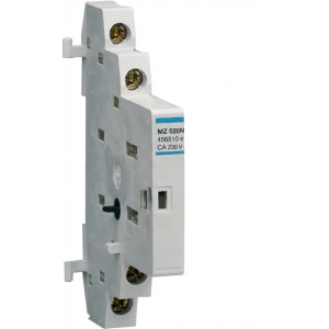 Contacteur auxiliaire pour disjoncteur moteur 10+1F 230V AC - Hager -MZ520N,Automatisation et