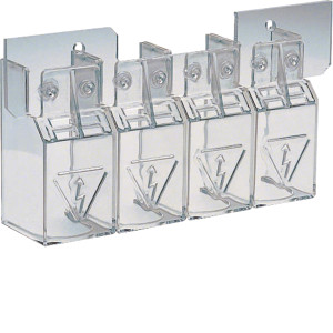 Capot cache-borne 4P interrupteur 400 à 630A - Hager - HZC206,Interrupteurs & Accessoires Hager