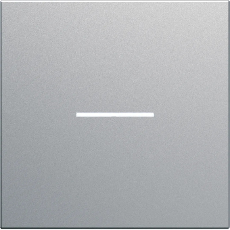 Enjoliveur interrupteur A VOYANT GALLERY 2M TITANE - HAGER - WXD001T,Interrupteurs & Accessoires