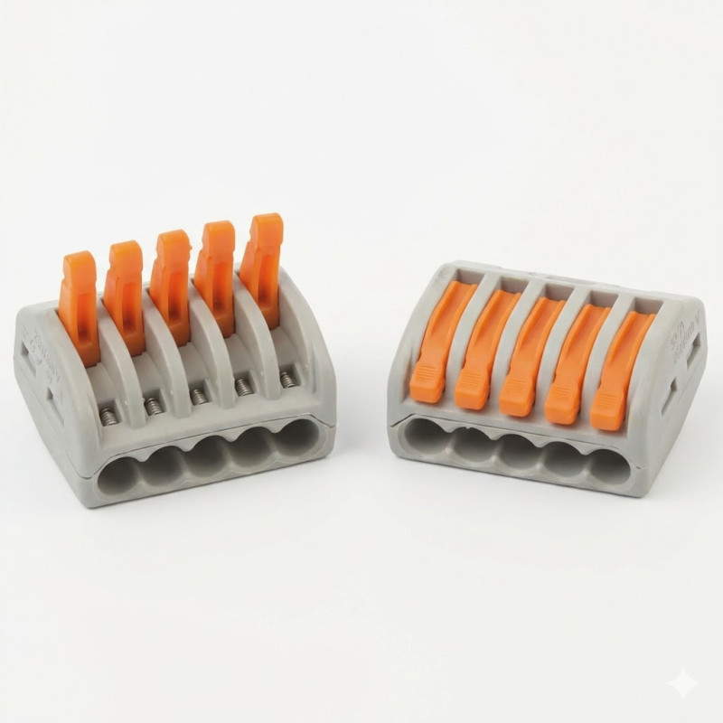 Borne de raccordement rapide. Section 2,5 mm², 4 mm². 