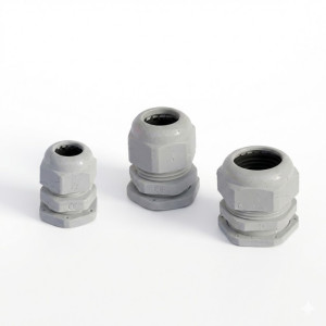 Presse-étoupe à filetage PG. Diamètre des câbles: 10-14 mm