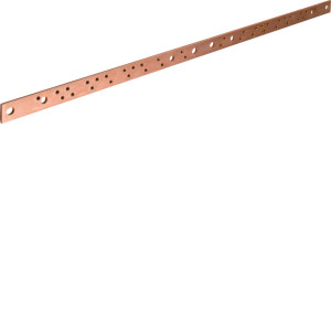 Barre cuivre perforé M6 400A 30x5x880mm - Hager - UM30A2,Prise & Coffret Industriels Hager