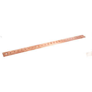 Barre cuivre perforé M6 400A 32x5x1000mm - Hager - UC842,Prise & Coffret Industriels Hager