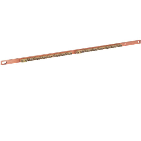 Barrette de terre - connecteur de départ de terre à vis largeur 495mm pour quadro - Hager -
