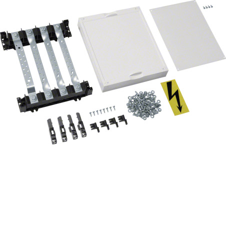 Unité d'équipement jeu de barre 4P 250A H300xL250mm pour univers - Hager - UE21D2,Prise & Coffret
