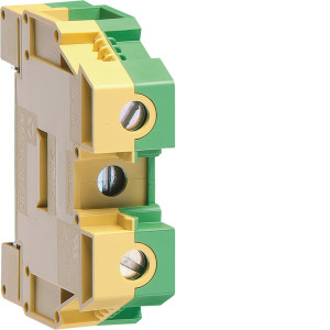 Borne de terre, 35mm², connection à vis - Hager - KXB35E