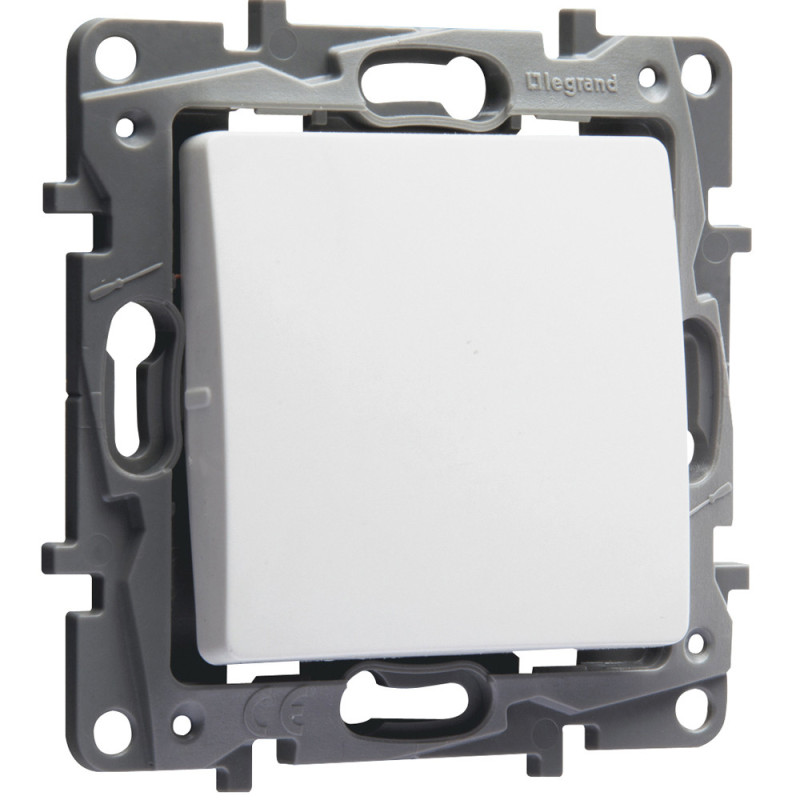 PLAQUE VIERGE BLANC NILOE - LEGRAND - 665196,Interrupteurs & Accessoires Legrand
