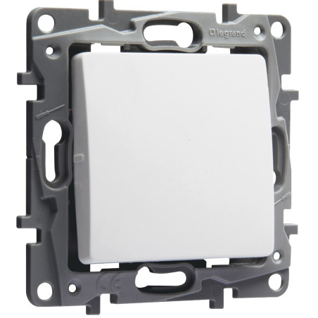 PLAQUE VIERGE BLANC NILOE - LEGRAND - 665196,Interrupteurs & Accessoires Legrand