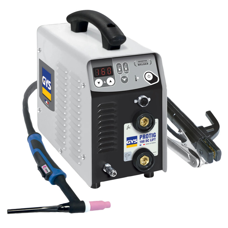 Poste à souder TIG 160 Ampères avec accessoires - PROTIG 160 DC - GYS - 077287,Machine - Poste à