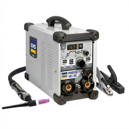 Poste à souder avec torche TIG 4m - PROTIG 161 DC HF - GYS - 062054,Machine - Poste à souder