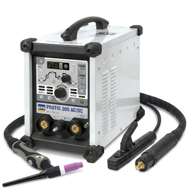 Poste à souder TIG AC DC + accessoires - PROTIG 200 AC DC - GYS - 068742,Machine - Poste à souder