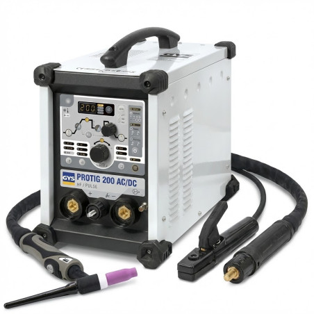 Poste à souder TIG AC DC + accessoires - PROTIG 200 AC DC - GYS - 068742,Machine - Poste à souder