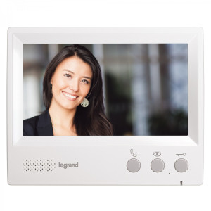 Kit portier vidéo (visiophone) avec interphone et écran 7 pouces - LEGRAND - 369580,Visiophone -