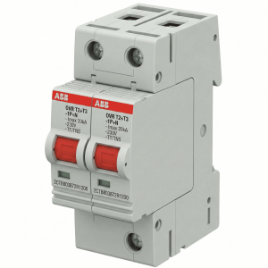 Parafoudre OVR T2+T3 -1P+N - Imax 20kA -230V -TT/TNS - ABB - 2CTB803872R1200,Parafoudre