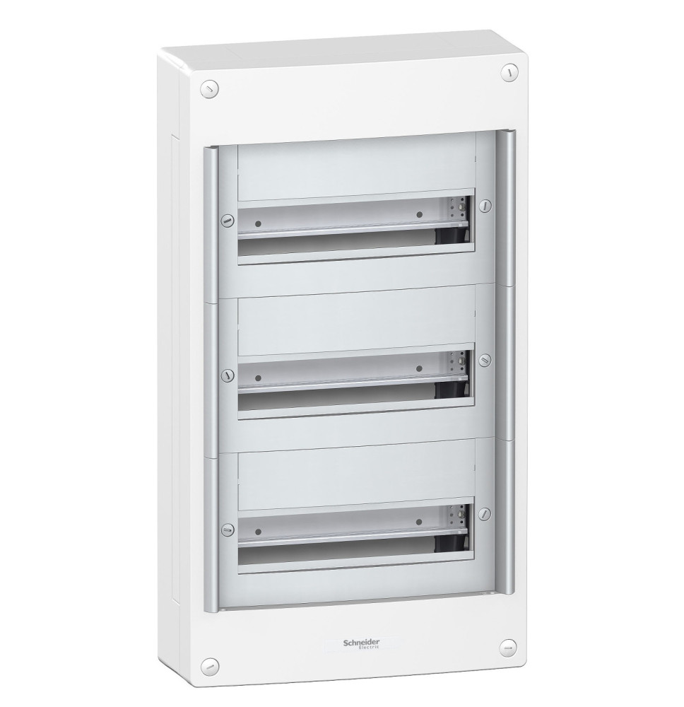 Coffret en saillie - 3 rangées 13 modules Pragma Schneider Coffret en saillie - 3 rangées 13 modules Pragma Schneider