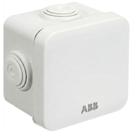Boite de dérivation IP44-SNAP-ON COVER 65X65X32 - ABB -