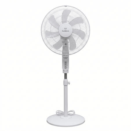 Ventilateur à pied Nasco – 4 vitesses – 12″ – Puissance 30W – 7 hélices – Contrôle manuel – NASCO -