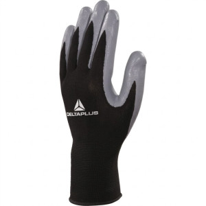 Gant Fibre Polyester Nitrile - Gris T.09 - DELTA PLUS - 158553,Protection de la Personne