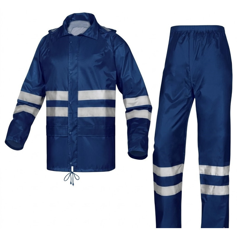 Ensemble de Pluie HV Marine - Taille XL - Delta Plus - 250483,Protection de la Personne