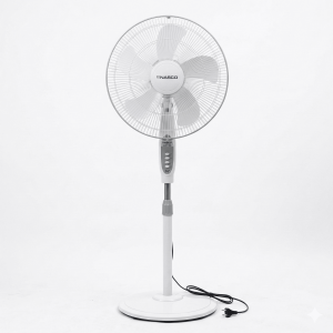 Ventilateur à pied Nasco – 3 vitesses – 16″ – Puissance 40W – 5 hélices – Contrôle manuel – NASCO -