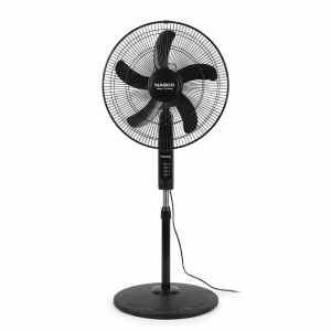 Ventilateur à pied Nasco – 3 vitesses – 18″ – Puissance 50W – 5 hélices – Contrôle manuel – NASCO-