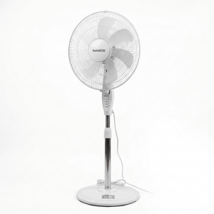 Ventilateur à pied Nasco – 3 vitesses – 16″ – Puissance 40W – 9 hélices – Contrôle manuel – NASCO -