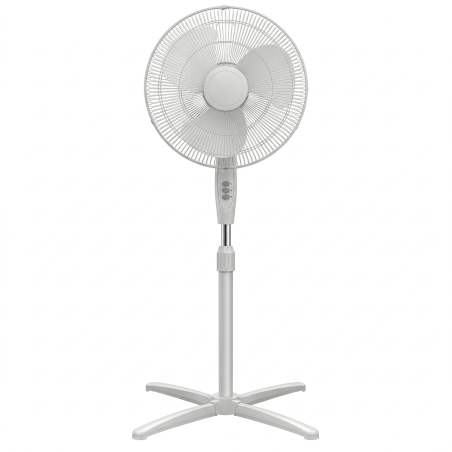 Ventilateur à pied Midea – 40W – 3 Vitesses – 3 hélices – Midea - FS40-21M,Chauffage & ventilation
