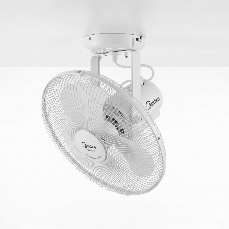 Ventilateur Orbite Plafond Midea – 3 Hélices – 360° – Midea - FD40-G1A,Chauffage & ventilation