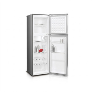 Frigo – 165 L (121 L + 44 L) – Silver – Avec clé – 220-240 V – R600a - NASCO – HNASF2-22,Frigo -