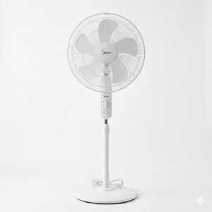 Ventilateur à pied – 16″ – 3 vitesses – 5 hélices – MIDEA - FS40-10D,Chauffage & ventilation