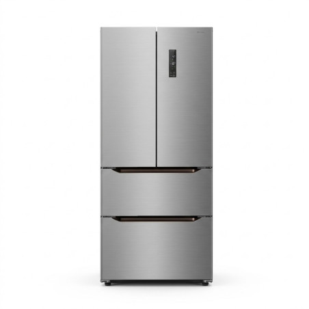 Réfrigérateur combiné – French Door – 2 tiroirs – Inox – 220-240 V – 348 L - NASCO –