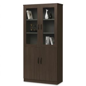 Armoire Haute de Rangement en bois 4 battants,Meuble de rengement