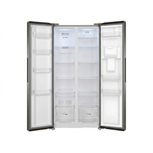 Réfrigérateur américain – 2 portes – 400 L – Gris foncé – Fast Cooling – 220-240 V - NASCO –