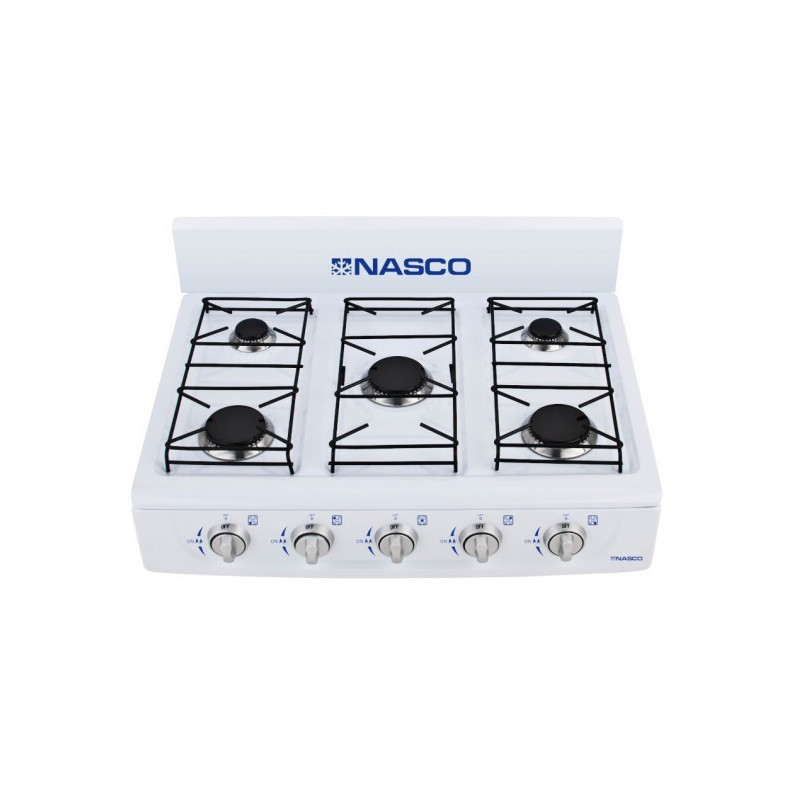 RÉCHAUD A GAZ 5 FEUX - NASCO - NASGS-K5BW-S,Rechaud