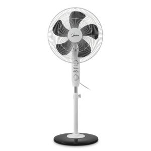 Ventilateur à pied Midea – 18″ – 55W – Hauteur réglable – 3 niveaux de vitesse – 5 hélices – Midea
