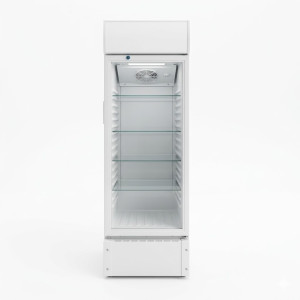 Refroidisseur vertical - 1 battant vitre - refroidisseur à ventilation - économie d’énergie 228 L -