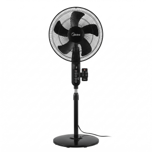 Ventilateur à pied télécommandé Midea – 16″ – 48W – Hauteur réglable – 3 niveaux de vitesse - Midea