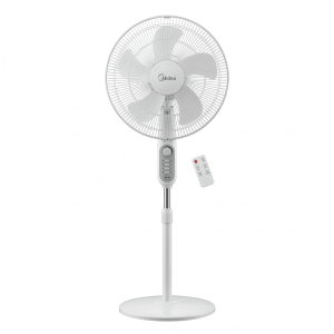 Ventilateur à pied télécommandé Midea – 16″ – 55W – 3 niveaux de vitesse – 5 hélices – Midea -